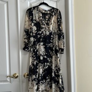 Zara floral midi dress